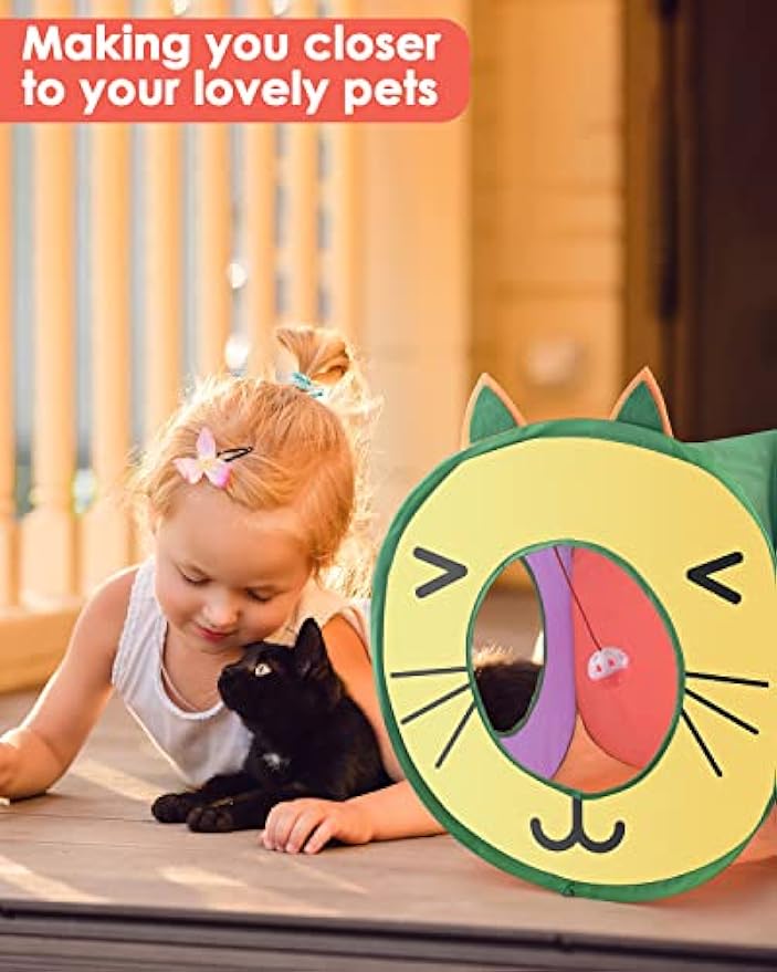 Pop Up Cat Cube Foldable Cat Play House