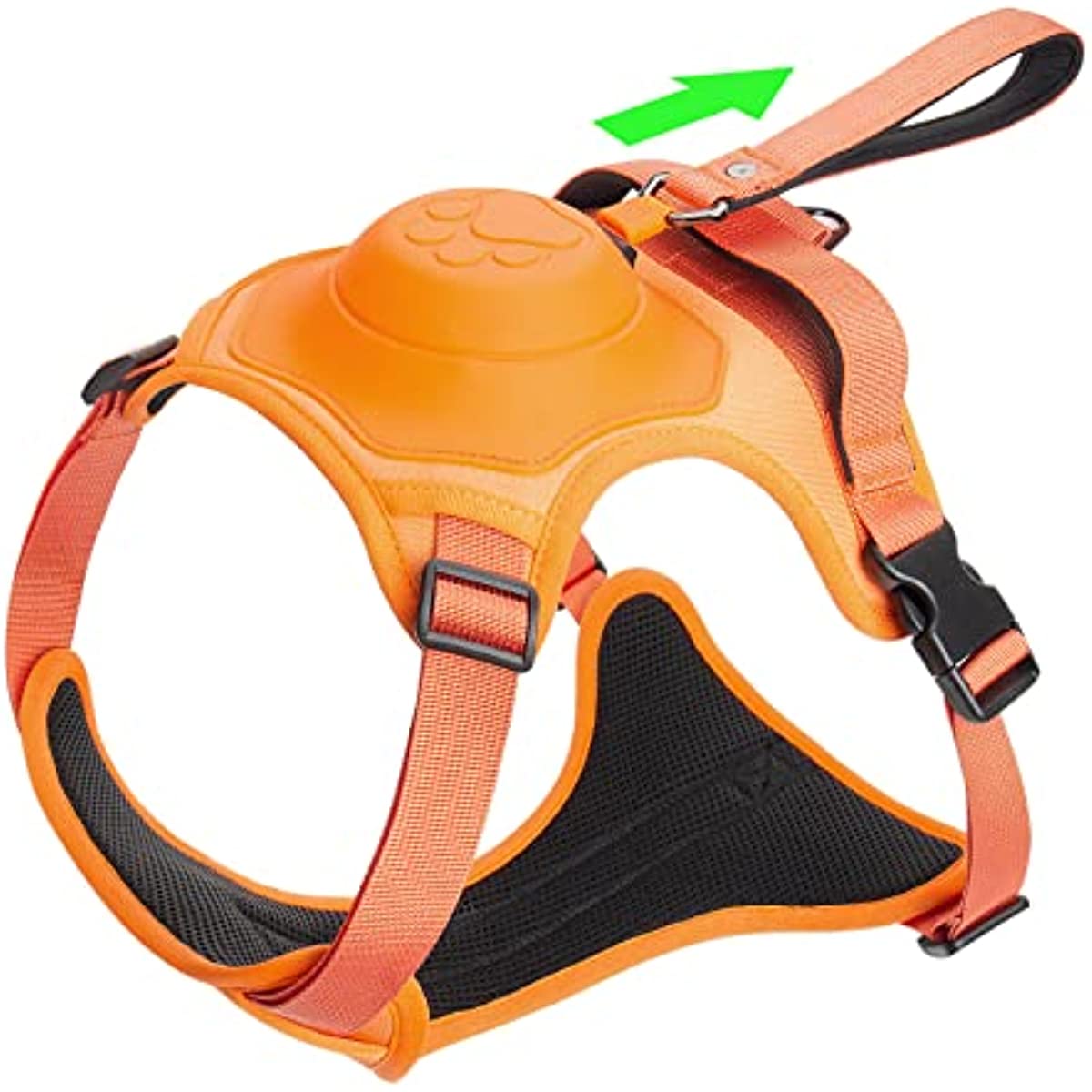 Dog Harness and Built-in Retractable Leash