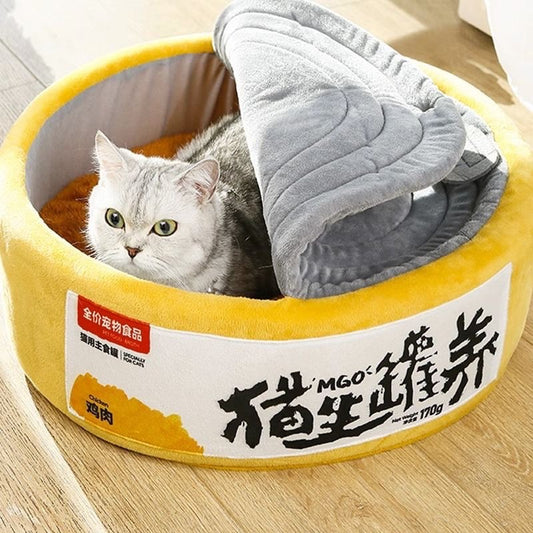 Cat Nest Canned Shape Cat House Cat Sofa Bed