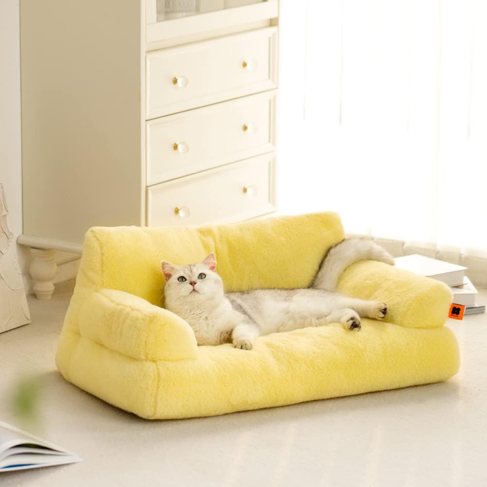 Pet Couch Bed,Sofa Washable Cat Beds for Medium Small Dogs & Cat