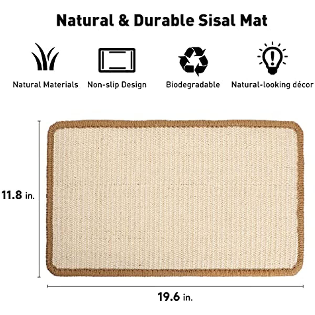 Natural Sisal Cat Scratch Mats,