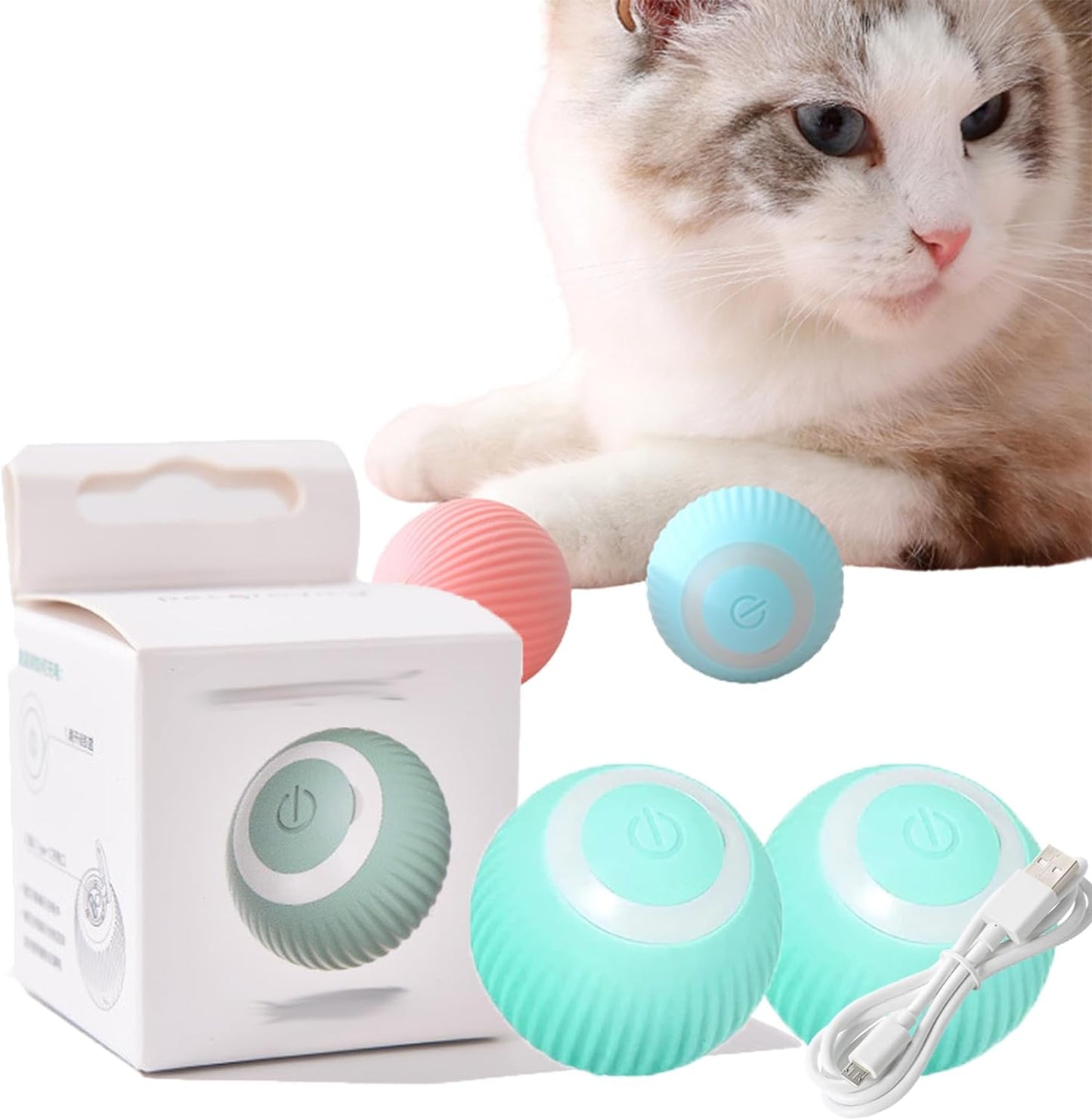 Rotating Smart Ball Cat