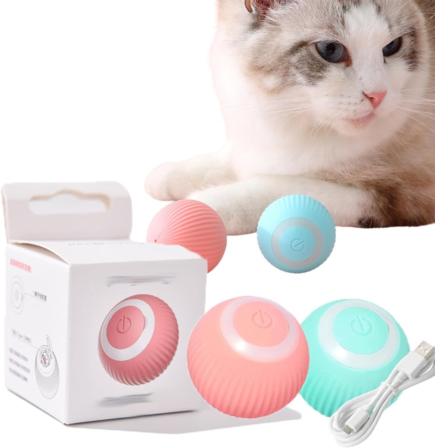 Rotating Smart Ball Cat