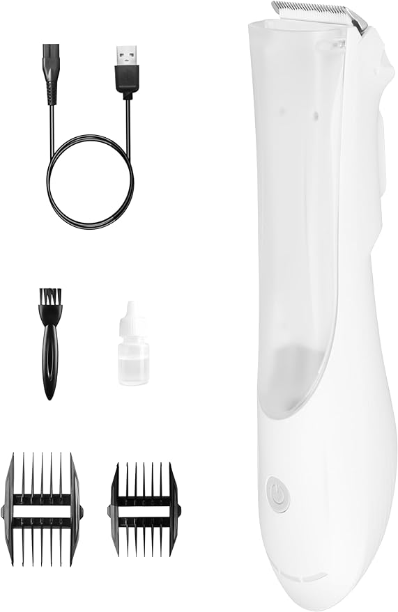 Rechargeable Electric Hair Trimmer with Vacuum Cordless For Pet