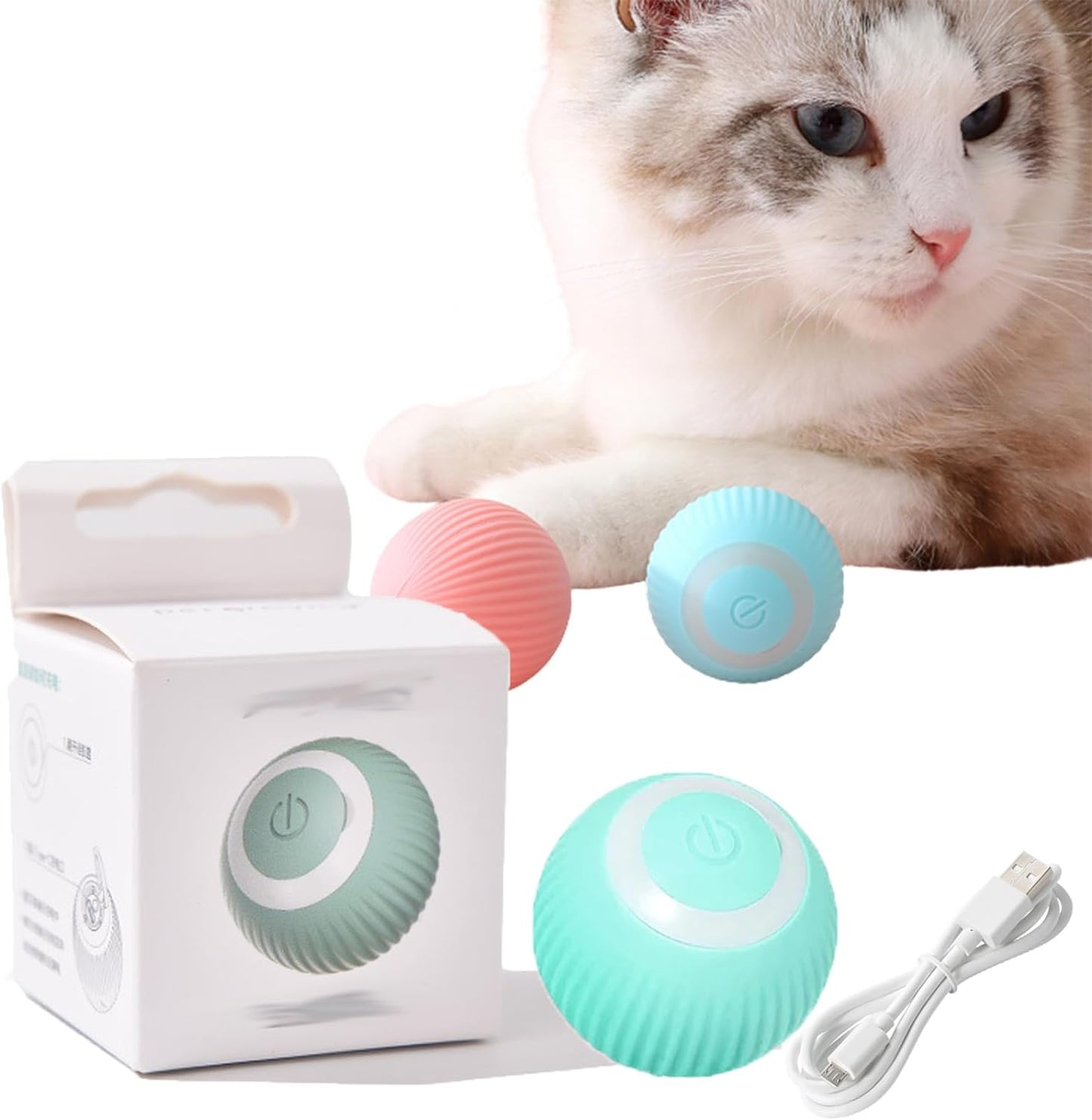 Rotating Smart Ball Cat