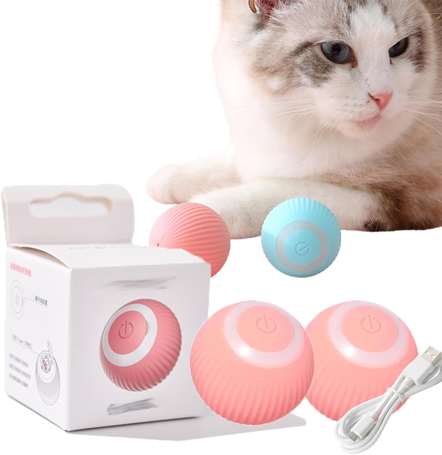 Rotating Smart Ball Cat