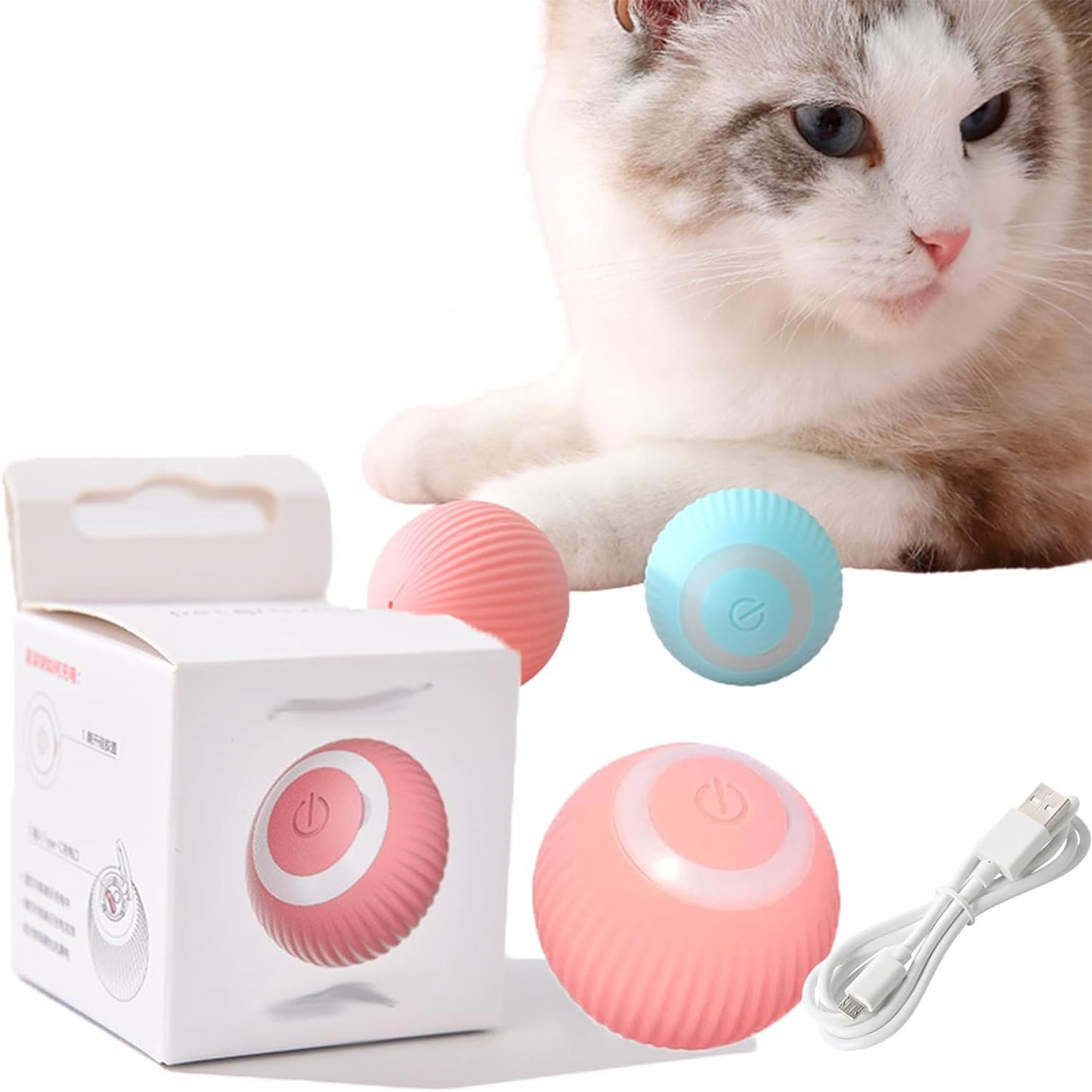 Rotating Smart Ball Cat