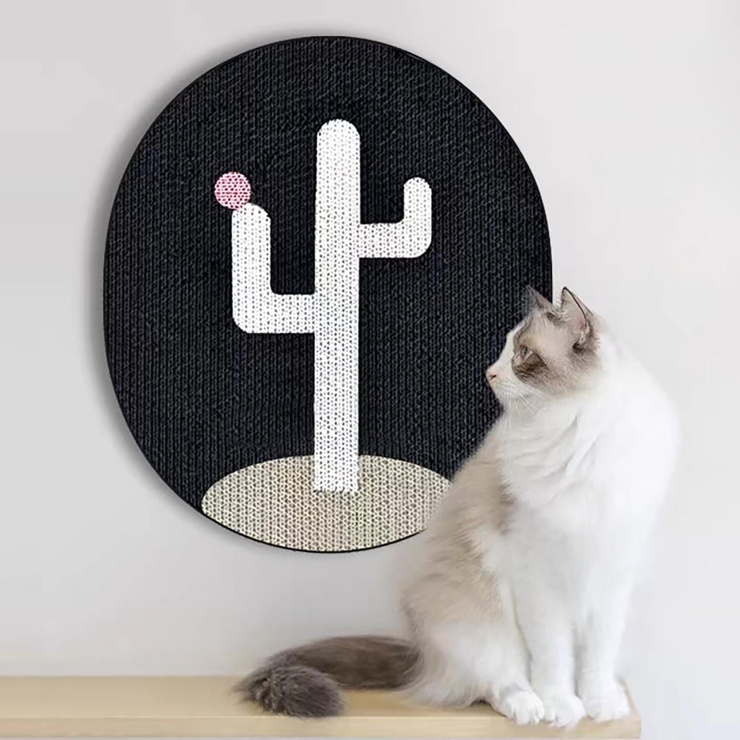 17-INCH Wall Mounted Cat Scratcher Cat Scratching Post