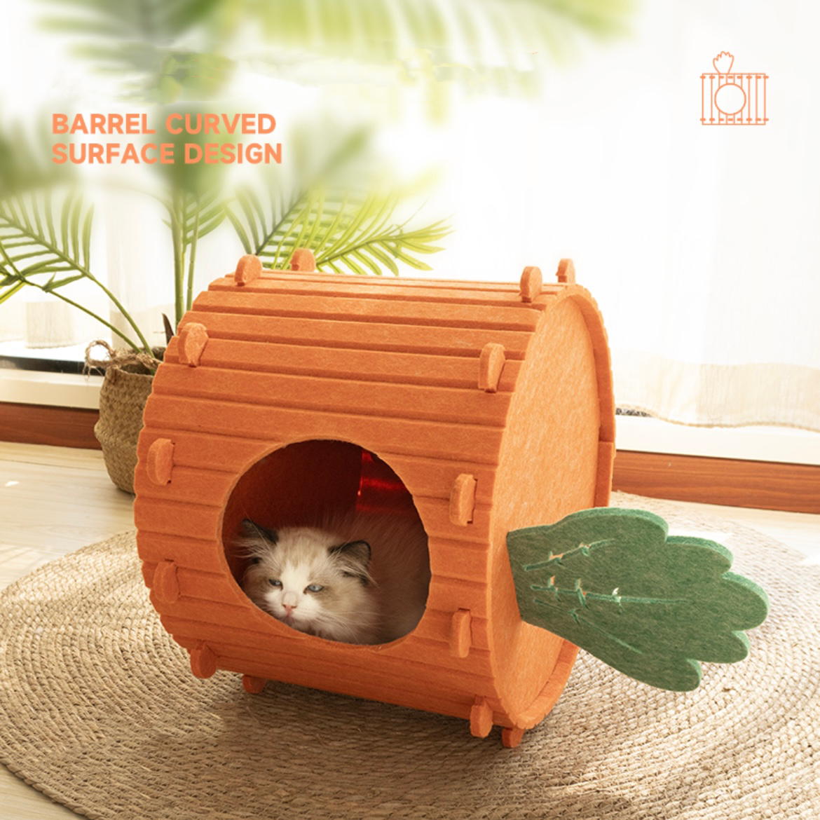 Carrot Nest For Cat