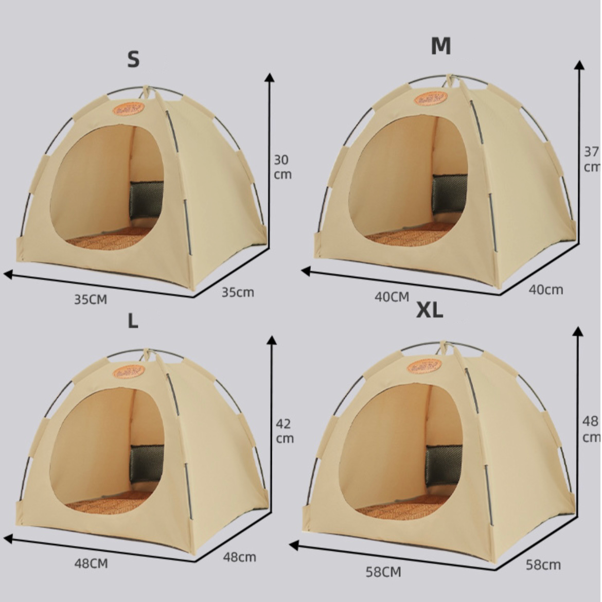 Kat bed huisdierentent