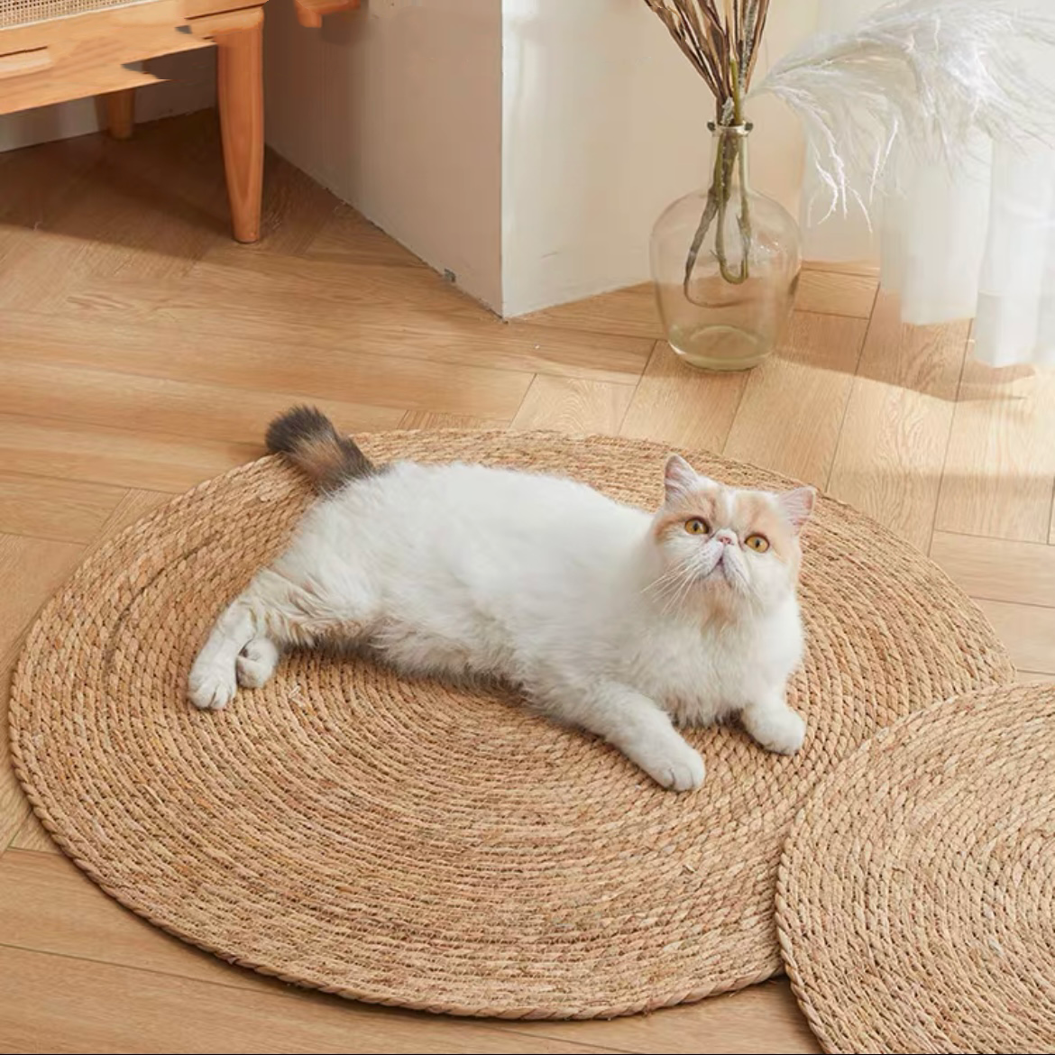 Natural Cattail Mat