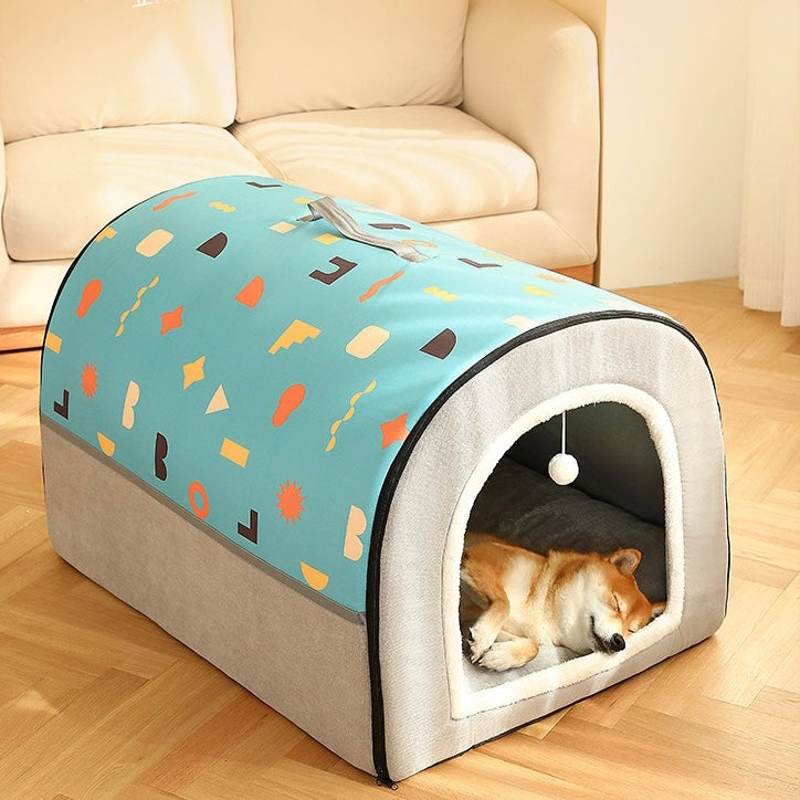 Dog House Cozy 2 in 1 Small Dog House