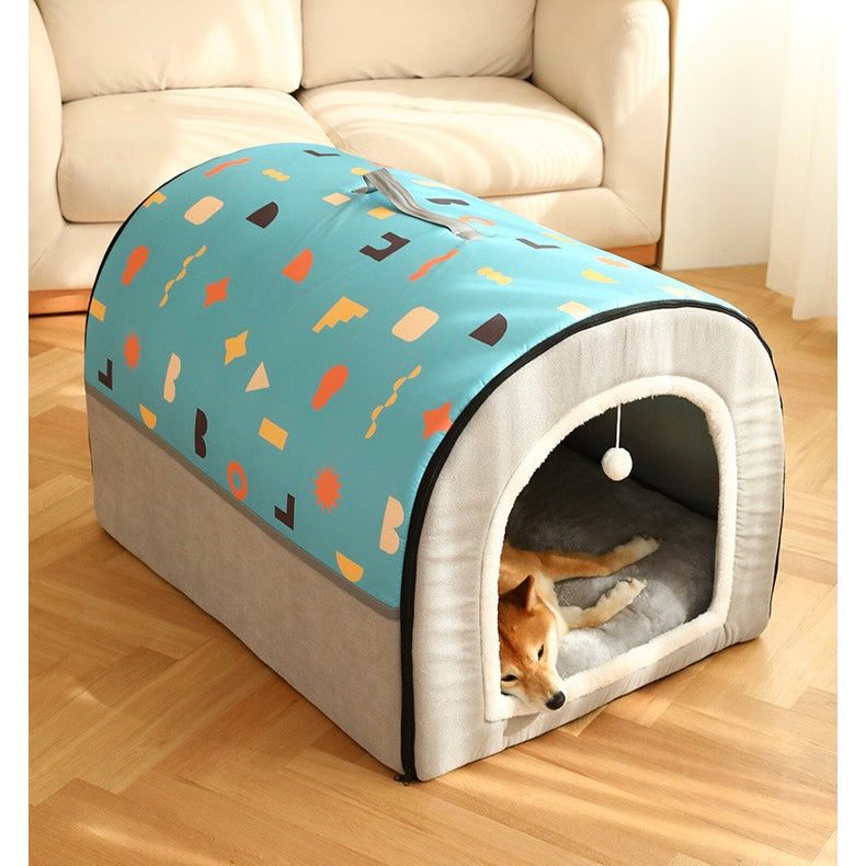 Dog House Cozy 2 in 1 Small Dog House