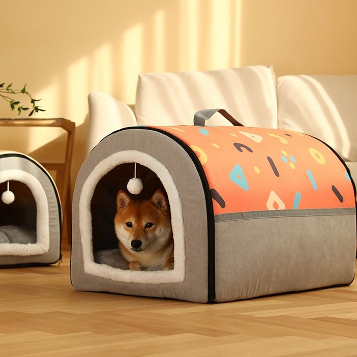 Dog House Cozy 2 in 1 Small Dog House