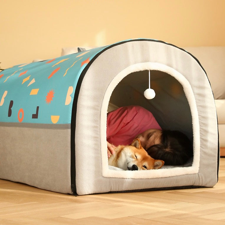 Dog House Cozy 2 in 1 Small Dog House