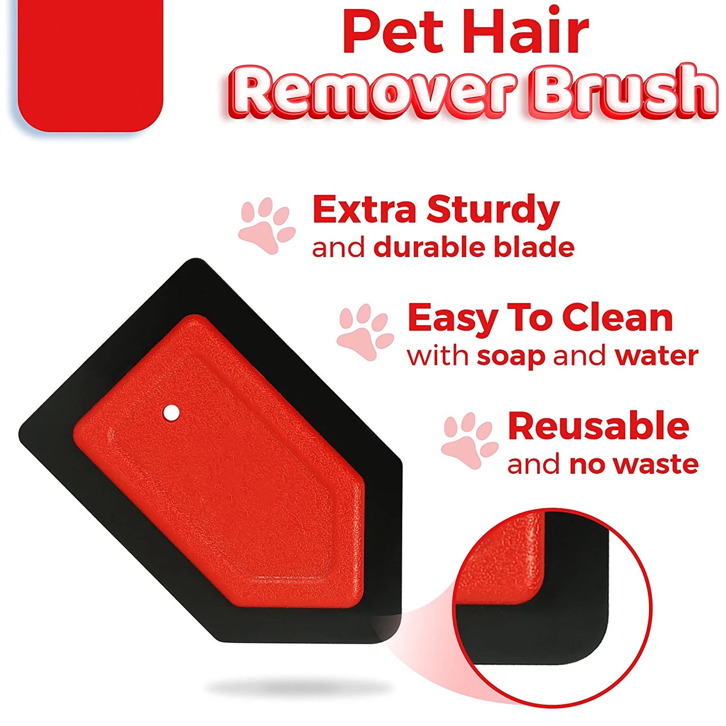 Pet Hair Remover for Car Carpet, Car Seat, Auto Interior Detailing